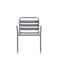Flash Furniture Commercial Silver Restaurant Stack Chair with Arms TLH-018C-GG - alternate 6